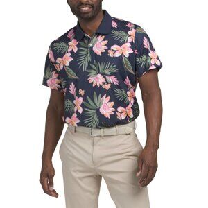 BONOBOS BLUE MULTI Standard Fit Performance Golf Polo